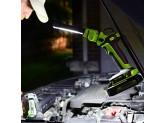 Рабочий аккумуляторный LED-фонарь 2-в-1 со сменными плафонами (650 Лм) Greenworks 24V G24UL, без АКБ и ЗУ