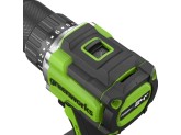 Дрель-шуруповерт аккумуляторный Greenworks DD560 24V, с 2 АКБ 2Ач и ЗУ