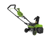 Снегоуборщик аккумуляторный бесщеточный Greenworks GD40STX2 40V, с 1 АКБ 8Ач и ЗУ