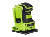 Плоская шлифмашина аккумуляторная Greenworks G24SS14 24V, с 1 АКБ 2Ач и ЗУ