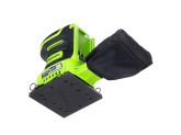 Плоская шлифмашина аккумуляторная Greenworks G24SS14 24V, с 1 АКБ 2Ач и ЗУ