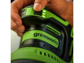 Эксцентриковая шлифмашина аккумуляторная Greenworks OS325 24V, с 1 АКБ 2Ач и ЗУ