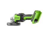 Угловая шлифовальная машина аккумуляторная Greenworks GD24AG 24V, с 1 АКБ 4Ач и ЗУ