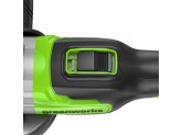 Угловая шлифовальная машина аккумуляторная Greenworks GD24AG 24V, с 1 АКБ 4Ач и ЗУ