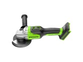 Угловая шлифовальная машина аккумуляторная Greenworks GD24AG 24V, с 1 АКБ 5Ач и ЗУ