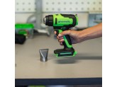 Фен строительный аккумуляторный Greenworks G24HG, c 1 АКБ 4Ач и ЗУ