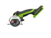 Угловая мини-шлифмашина аккумуляторная Greenworks GD24UCS 24V, с 1 АКБ 2Ач и ЗУ