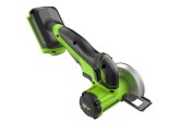 Угловая мини-шлифмашина аккумуляторная Greenworks GD24UCS 24V, с 1 АКБ 2Ач и ЗУ