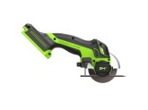 Угловая мини-шлифмашина аккумуляторная Greenworks GD24UCS 24V, с 1 АКБ 2Ач и ЗУ