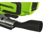 Лобзик аккумуляторный Greenworks GD24JS120 24V, с 1 АКБ 4Ач и ЗУ