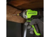 Винтоверт ударный аккумуляторный Greenworks GD24ID3 24V, с 1 АКБ 4Ач и ЗУ