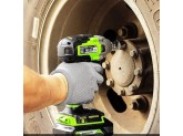 Гайковерт ударный аккумуляторный Greenworks GD24IW400 24V, с 1 АКБ 4Ач и ЗУ