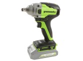 Гайковерт ударный аккумуляторный Greenworks GD24IW400 24V, с 1 АКБ 5Ач и ЗУ