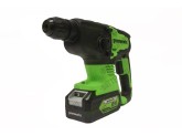 Перфоратор аккумуляторный Greenworks GD24SDS2 24V, с 1 АКБ 2Ач и ЗУ
