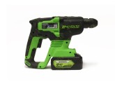 Перфоратор аккумуляторный Greenworks GD24SDS2 24V, с 1 АКБ 2Ач и ЗУ