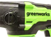 Перфоратор аккумуляторный Greenworks GD24SDS2 24V, с 1 АКБ 2Ач и ЗУ