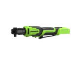 Гайковерт-трещотка аккумуляторный Greenworks GD24RW 24V, с 1 АКБ 2Ач и ЗУ
