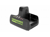 Зарядное устройство на 2 слота Greenworks G82C2 82V
