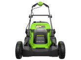 Газонокосилка аккумуляторная Greenworks GD40LM411, 40V, бесщеточная, 41 см, c 1хАКБ 5Ач и ЗУ