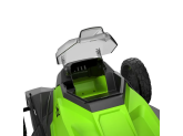 Газонокосилка аккумуляторная Greenworks GD40LM411, 40V, бесщеточная, 41 см, c 1хАКБ 5Ач и ЗУ