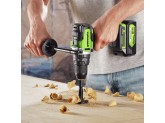 Дрель-шуруповерт ударная 24В GREENWORKS GD24DD140