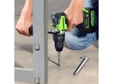 Дрель-шуруповерт ударная 24В GREENWORKS GD24DD140