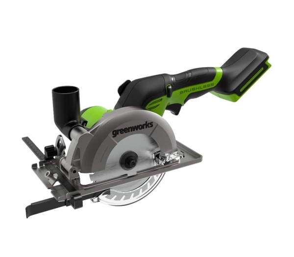 Дисковая мини пила аккумуляторная GREENWORKS G24MCS 24V, с 1 АКБ 2Ач и ЗУ