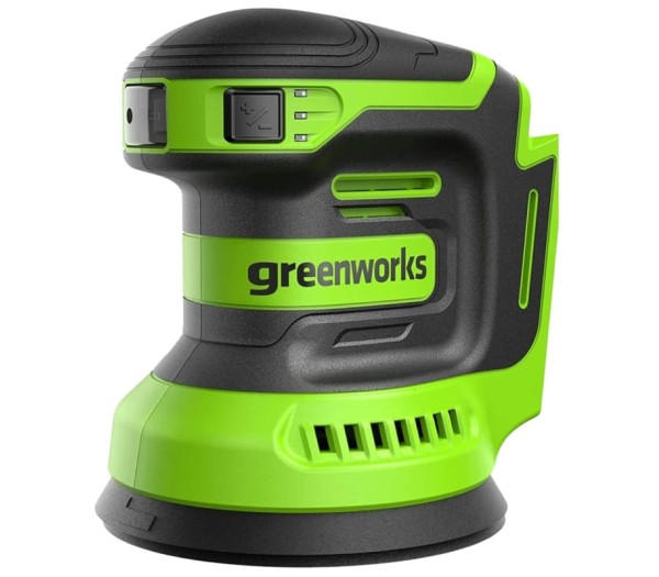 Эксцентриковая шлифмашина аккумуляторная GREENWORKS OS325 24V, с 1 АКБ 2Ач и ЗУ