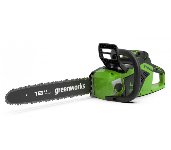 Пила цепная аккумуляторная G-MAX 40V GREENWORKS GD40CS18 с АКБ 5 Ач и ЗУ