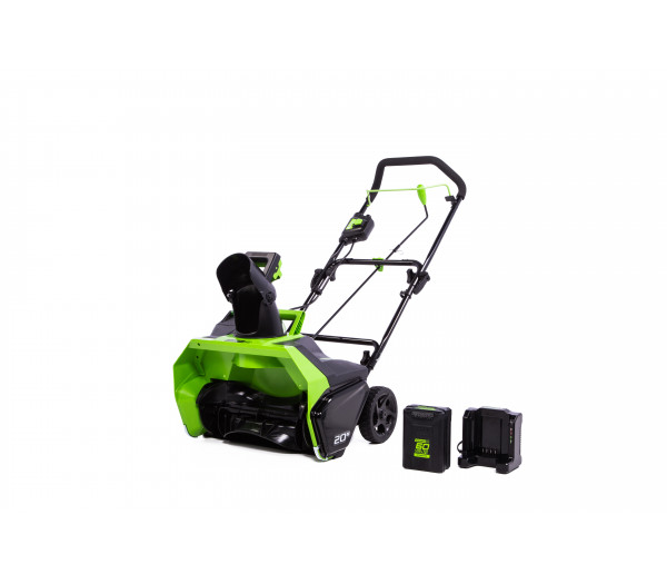 Снегоуборщик GREENWORKS GD60ST 60V (51 см) бесщёточный аккумуляторный с АКБ 4 А/ч и ЗУ