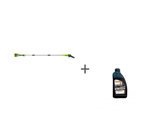 Высоторез-сучкорез аккумуляторный G-MAX 40V GREENWORKS G40PSF + масло  для цепи в подарок!