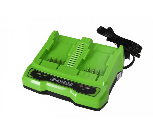 Зарядное устройство на 2 слота GREENWORKS G24C