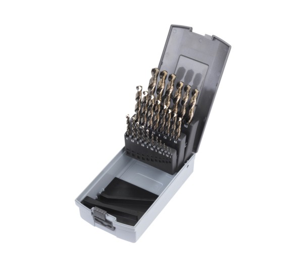 Набор сверл по металлу  HSS-G Cobalt DIN338 Set (25шт)