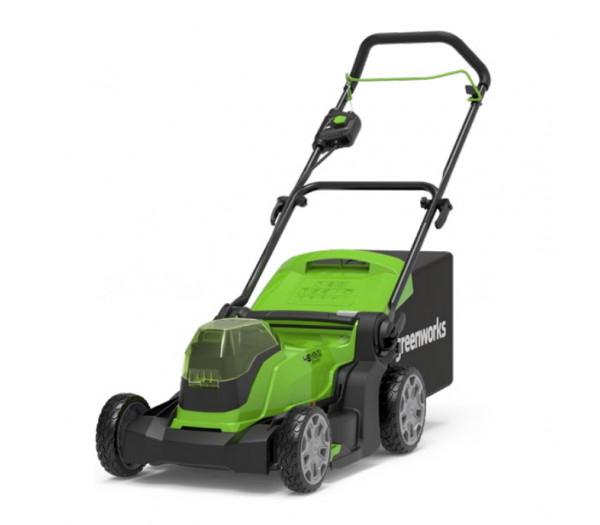 Газонокосилка аккумуляторная GREENWORKS G24X2LM41 2*24V с 2хАКБ 4Ач и ЗУ