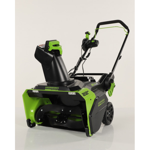 Снегоуборщик GREENWORKS GD82ST 82V (56 см) бесщёточный аккумуляторный с АКБ 2x2.5Ач и ЗУ