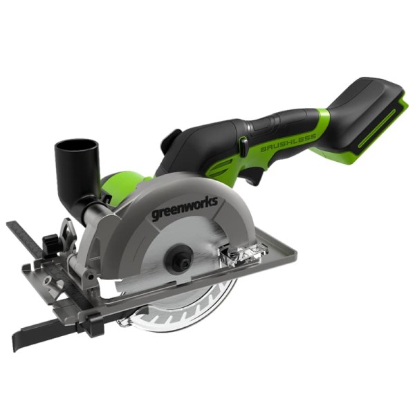 Дисковая мини пила аккумуляторная Greenworks G24MCS 24V, с 1 АКБ 2Ач и ЗУ