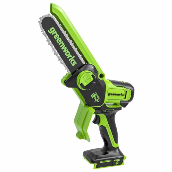 Цепная мини-пила аккумуляторная Greenworks CS2410A, 24V, 10см, 1 АКБ 2Ач и ЗУ