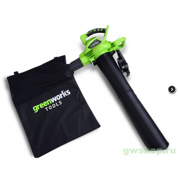 Воздуходув-пылесос аккумуляторный G-MAX 40V GREENWORKS GD40BV