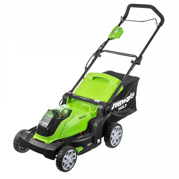 Газонокосилка аккумуляторная G-MAX 40V GREENWORKS G40LM41K4 c АКБ 4АЧ и ЗУ
