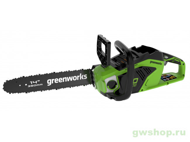 Пила цепная аккумуляторная G-MAX 40V GREENWORKS GD40CS15 с АКБ 5 Ач и ЗУ